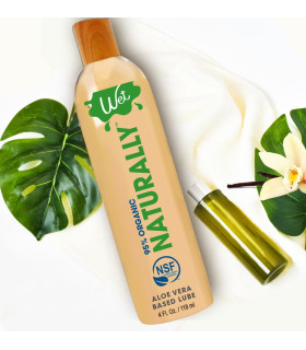 Лубрикант с экстрактом алоэ Wet Naturally 30 мл, на водной основе - No Taboo