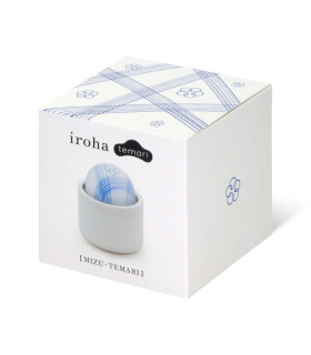 Вибратор для клитора Mizu-Temari Iroha, силиконовый, белый, 7 х 6 см - No Taboo