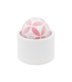 Вибратор для клитора Hana-Temari Iroha, силиконовый, белый, 7 х 6 см - No Taboo