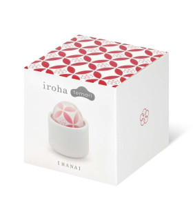 Вибратор для клитора Hana-Temari Iroha, силиконовый, белый, 7 х 6 см - No Taboo