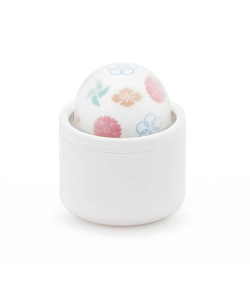 Вібратор для клітора Hana-Temari Iroha, силіконовий, білий, 7 х 6 см - No Taboo