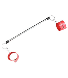 Распорка для ног IDEA SM металлическая, серебристо-красная - No Taboo