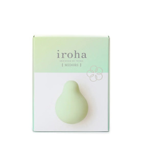 Вибратор для клитора Iroha Midori v.2 Tenga, медицинский силикон, мягкость зефира, зеленый - No Taboo