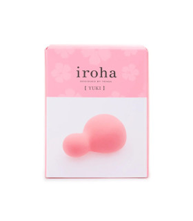 Вибратор для клитора Iroha Yuki v.2 Tenga, из медицинского силикона, мягкость зефира, розовый - No Taboo