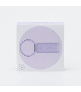 Эрекционное кольцо с вибрацией SVR Iroha, силиконовое, серое, 9 х 3.8 см - No Taboo