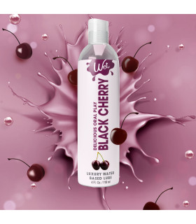 Лубрикант оральный Wet Black Cherry 30 мл на водной основе со вкусом черешни - No Taboo