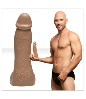 Фаллоимитатор реалистичный Johnny Sins Fleshlight Guys, силиконовый, бежевый, 24.8 х 4.8 см - No Taboo
