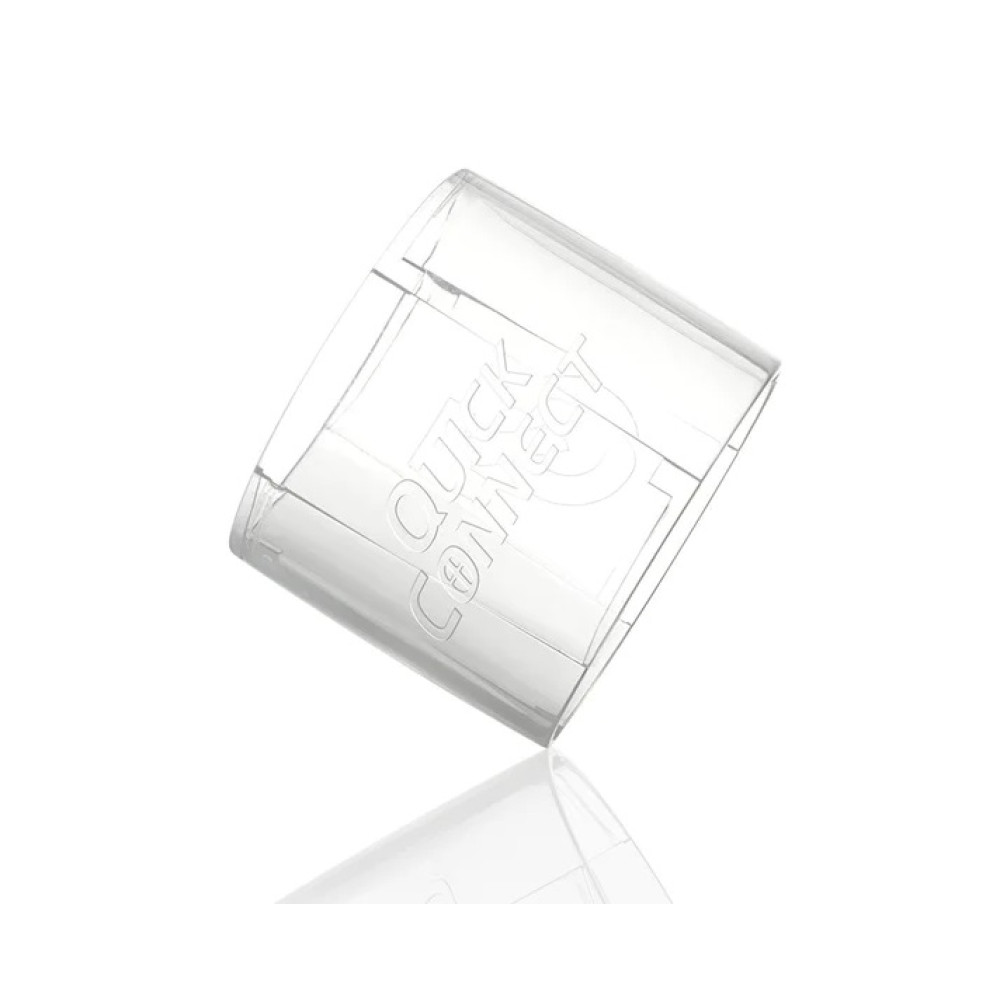 Адаптер для соединения двух мастурбаторов Quickshot Connect Adapter Fleshlight, прозрачный (217990), zoom