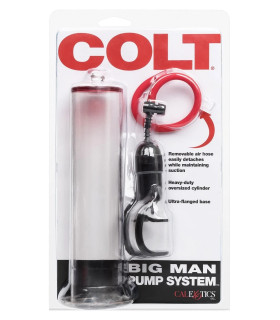 Вакуумная помпа мужская механическая Colt Big Man California Exotics, прозрачная, 29 х 7 см - No Taboo