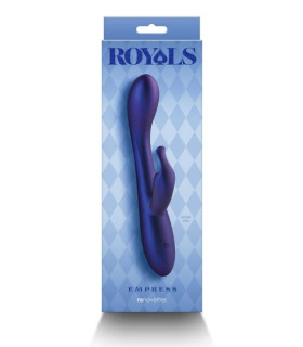 Вибратор-кролик Royals Divine NS Novelties, силиконовый, фиолетовый, 19 х 3.2 см - No Taboo