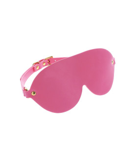 Маска на глаза Malibu Taboom, из веганской кожи, розовая - No Taboo