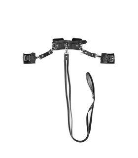 Комплект ручной работы для бондажа KitB2 Candy Hero, кожа, черный, One Size - No Taboo