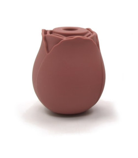 Вакуумный стимулятор клитора Sweet Em в виде розы, темно-розовый, 5.8 х 6.6 см - No Taboo