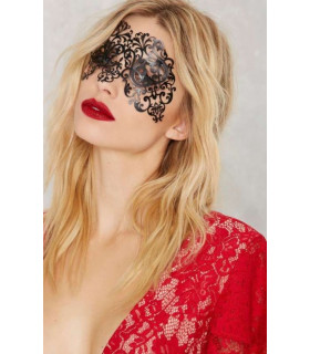 Самоклеящаяся виниловая маска Dalila Bijoux Indiscrets, черная, One Size - No Taboo