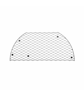 Самоклеящаяся виниловая маска Louise Bijoux Indiscrets, черная, One Size - No Taboo