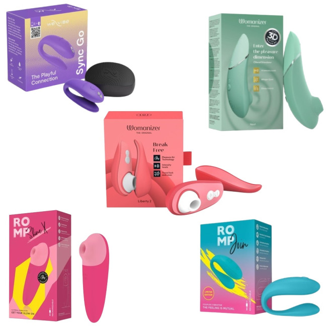 Новинки від Womanizer, ROMP і We-Vibe тепер у секс-шопі NO TABOO!