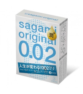 Презервативы с дополнительным лубрикантом Sagami 0.02 мм, полиуретан, 1 шт - No Taboo