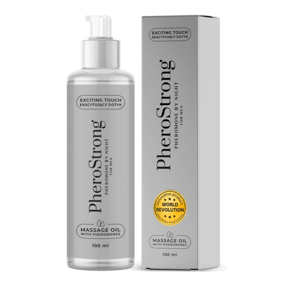Массажное масло с феромонами PheroStrong by Night, для мужчин, 100 мл (218228), zoom