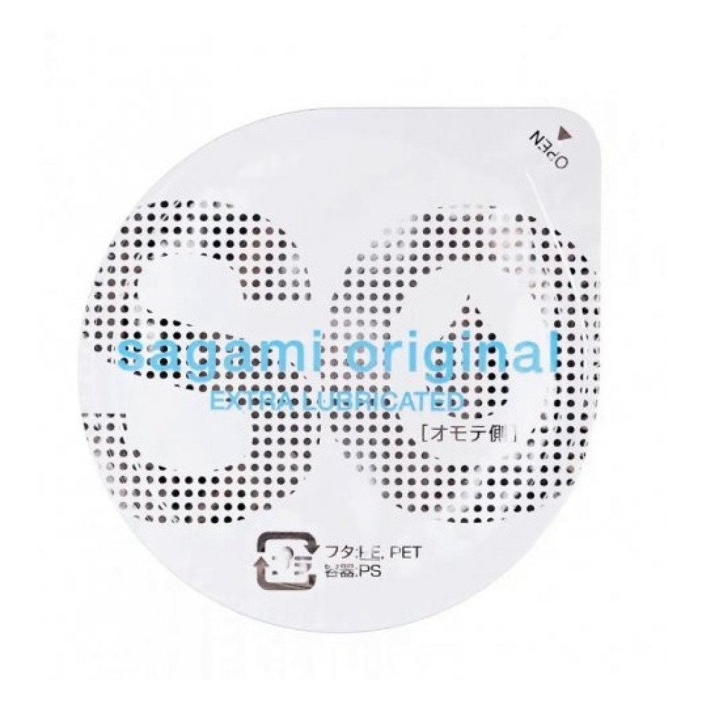 Презервативы с дополнительным лубрикантом Sagami 0.02 мм, полиуретан, 1 шт (218233), zoom