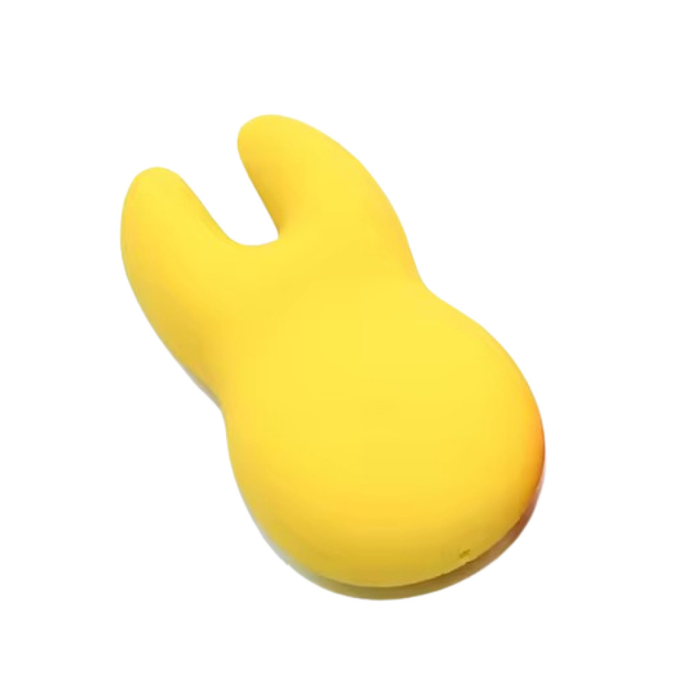 Вибратор для клитора, силиконовый, желтый (220966), zoom