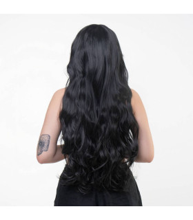 Перука довга пряма, чорна, 80 см - No Taboo