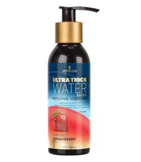 Оральний густий лубрикант зі смаком полуниці Sensuva, 125 мл - No Taboo
