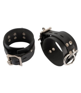 Наручники LateX, латексные, черные, S-L - No Taboo