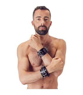 Наручники LateX, латексные, черные, S-L - No Taboo