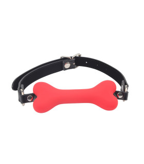 Кляп-кісточка Chisa, червоно-чорний - No Taboo