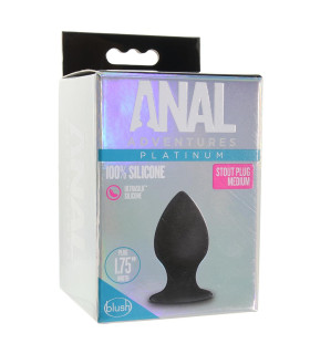 Анальная пробка Anal Adventures, размер L, 9.5 х 5 см - No Taboo