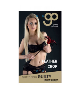 Стек двухсторонний Guilty Pleasure, красно-черный, 52 см - No Taboo