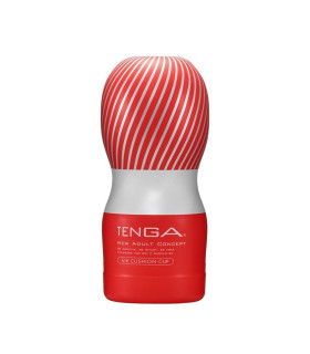 Мастурбатор Tenga Air Cushion Cup, червоно-білий, 15.5 х 7 см - No Taboo