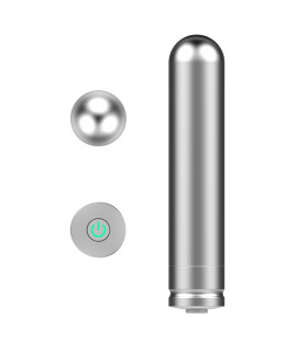 Вибропуля из нержавеющей стали Nexus Ferro, серебристая, 6.3 х 1.5 см - No Taboo