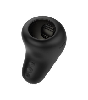 Мастурбатор Nexus Eclipse з вібрацією, чорний, 4.7 см - No Taboo