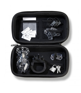 Пояс верности с электростимуляцией Mystim, прозрачный, 8.2 х 4.7 см - No Taboo