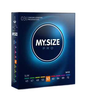 Презервативы латексные My.Size Regular 57 мм, 3 шт - No Taboo