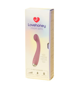 Вiбратор Lovehoney mon ami для точки G, фіолетовий, 20 см - No Taboo