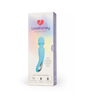 Вибратор-микрофон Lovehoney mon ami для тела, голубой, 22.9 см - No Taboo