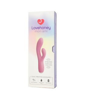 Вибратор-кролик Lovehoney mon ami для точки G, розовый, 22.9 см - No Taboo