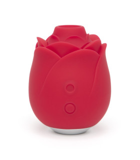 Вакуумный стимулятор клитора Lovehoney mon ami Pleasure Air Rose в виде розы, красный, 17.8 см х 7.6 см - No Taboo