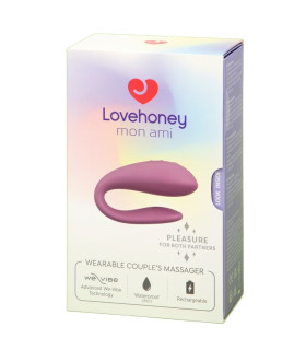 Вибратор для пар Lovehoney Mon Ami фиолетовый, 12.7 см - No Taboo