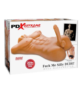 Мастурбатор торс реалистичный Pipedream, пенис и анус, киберкожа, бежевый, 20.3 х 4.4 см - No Taboo