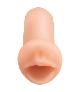 Мастурбатор-рот Pipedream PDX Extreme кібершкіра, бежевий, 12.5 х 4.2 см - No Taboo