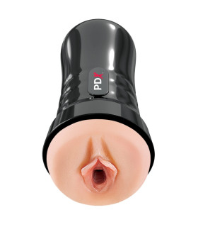 Мастурбатор вагіна реалістичний Pipedream,в колбі, чорний, 21.1 х 7.6 см - No Taboo