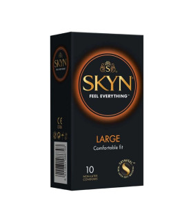 Презервативи безлатексні (полізопрен) Skyn Large, великого розміру, 10 шт - No Taboo