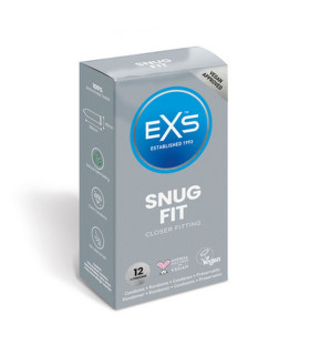 Презервативы плотно прилегающие EXS Snug Fit, латексные, 12 шт - No Taboo
