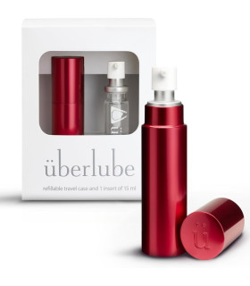 Лубрикант на силиконовой основе Uberlube в красном футляре, 15 мл - No Taboo
