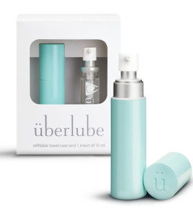 Лубрикант на силиконовой основе Uberlube в зеленом футляре, 15 мл - No Taboo