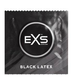 Презерватив EXS Black Latex, черный, 1 шт - No Taboo