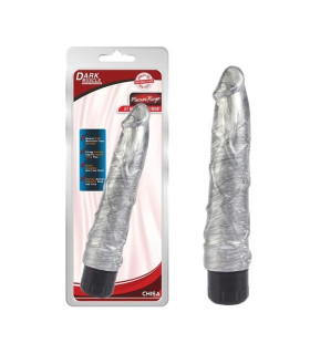 Вибратор реалистичный Chisa Pleasure Ranger, серебристый, 22 х 4.3 см - No Taboo